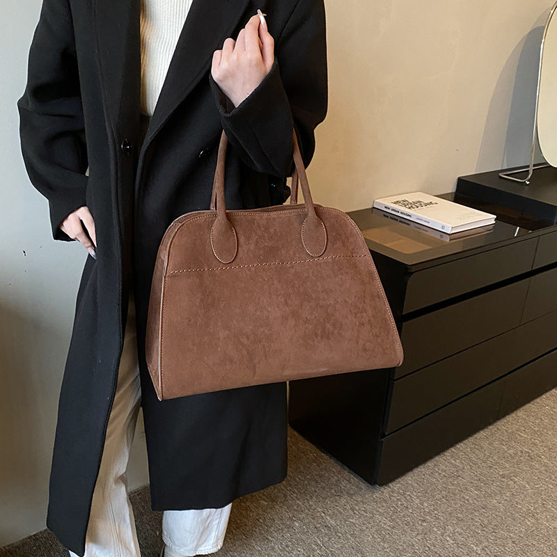W&W Mode | Velourleder Tote Tasche