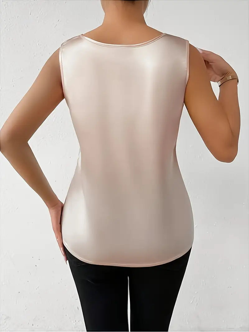 WW | Satin Bluse Mit Blumendetail Für Damen