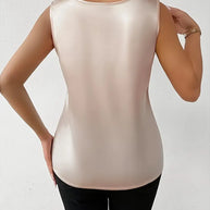 WW | Satin Bluse Mit Blumendetail Für Damen
