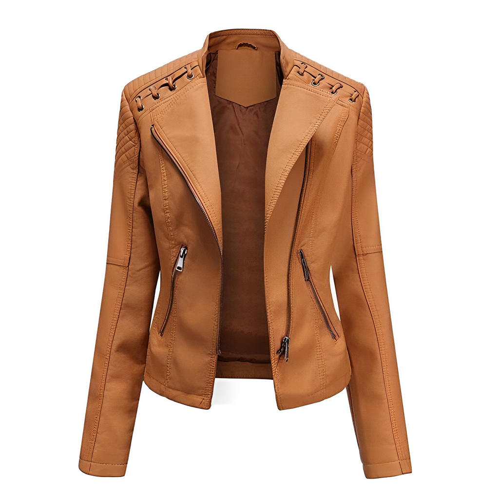 WW Allrounder: Die ElegantAura Lederjacke