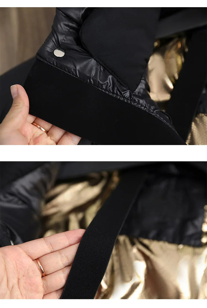 W&W Mode - Lira - Dicke Puffer Kappuzen-Daunenjacke