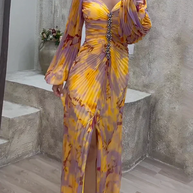 Larissa™ - Kleid mit V-Ausschnitt