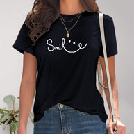 WW | Smile Rundhals Kurzarm T-Shirt