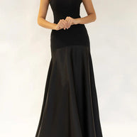 Maxikleid aus Satin