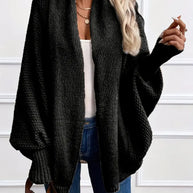WW | Lässige Oversized Gestrickte Weste Für Damen