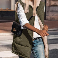 Thermoweste mit Kapuze