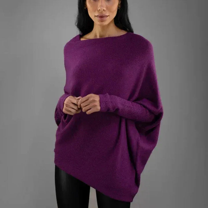 W&W Mode | Luxus Pullover Sweater Mit Offener Hals