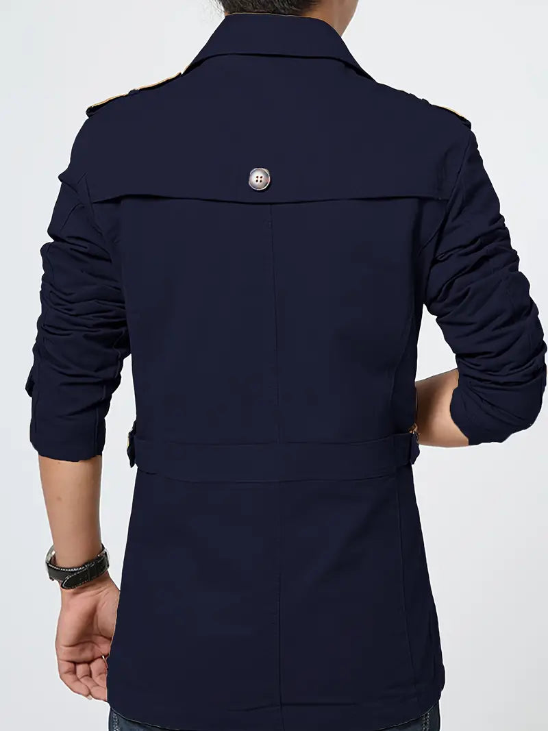 WW | Herren Große Größe Baumwollwindjacke Für Frühling Und Herbst