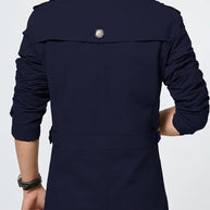 WW | Herren Große Größe Baumwollwindjacke Für Frühling Und Herbst