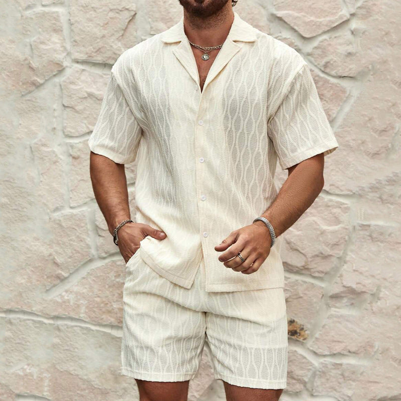 W&W Mode | Set Herren Sommer mit Hemd und Shorts