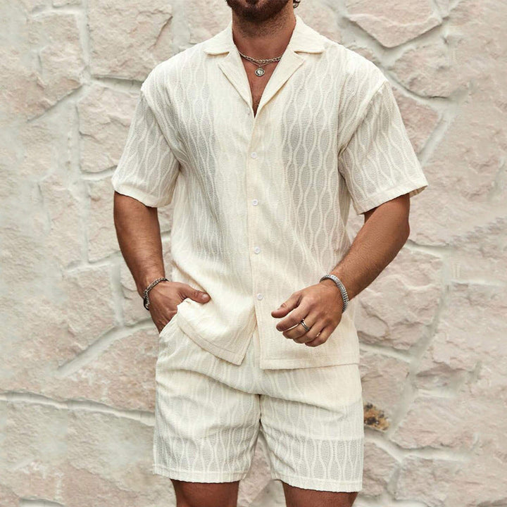 W&W Mode | Set Herren Sommer mit Hemd und Shorts