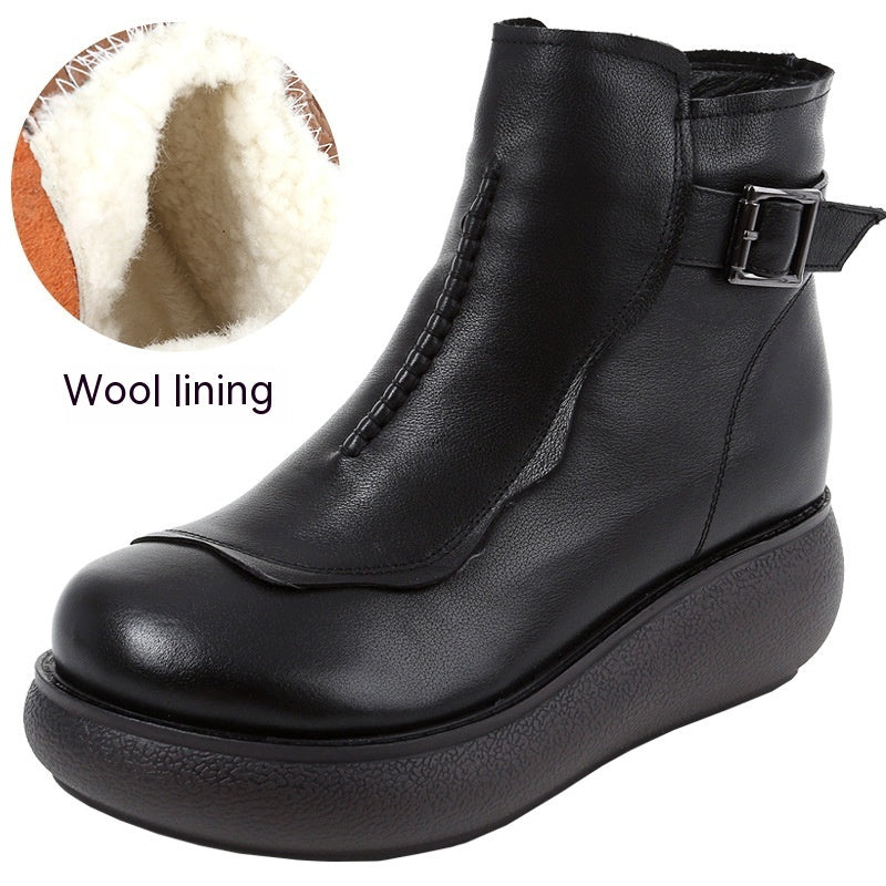WW | Damenmode Retro Muffin Bund Dr Martens Stiefel