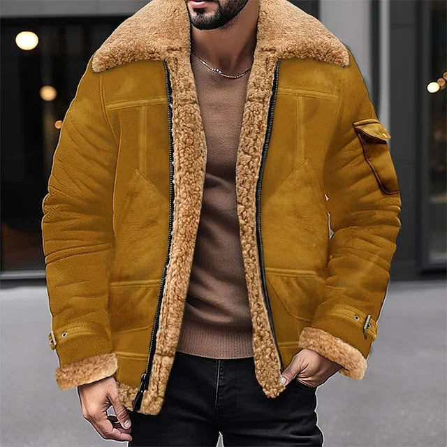 W&W Mode | Daily Fashion Sherpa-Jacke Für Männer