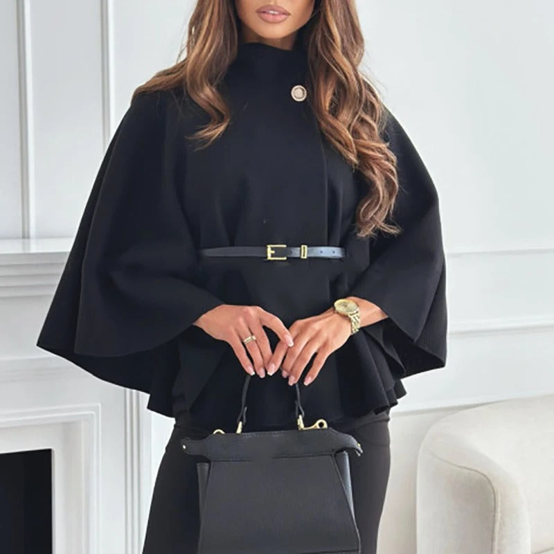 WW | Stilvolles Cape mit Gürtel