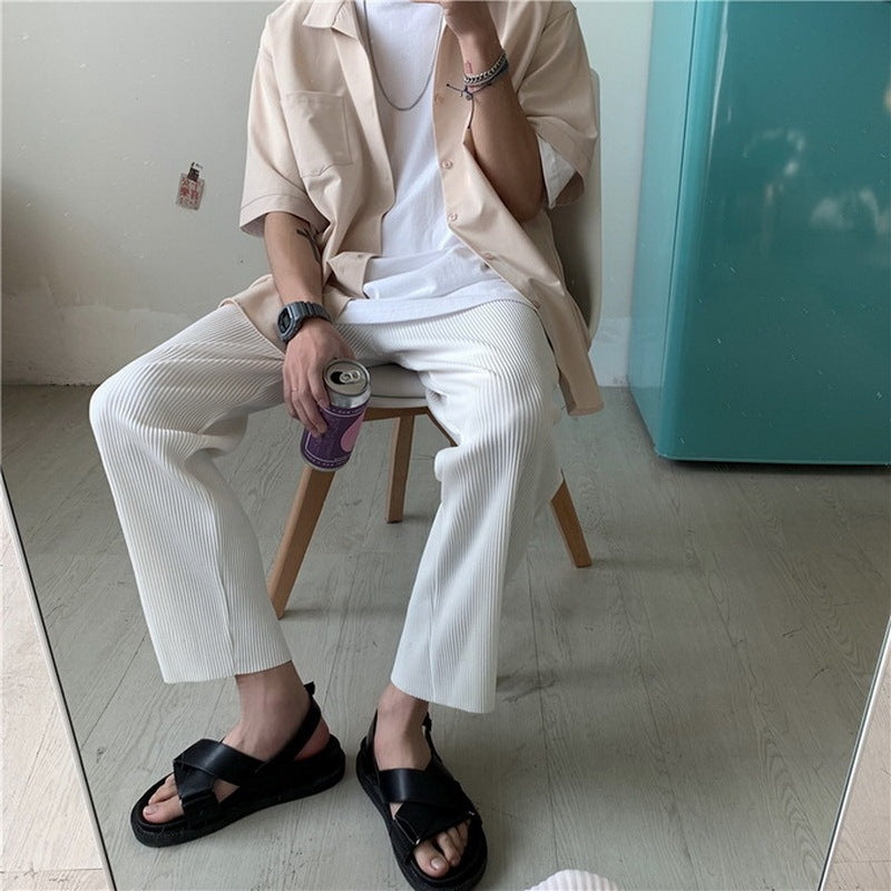 WW | Bequeme Herren Pants Mit Falten