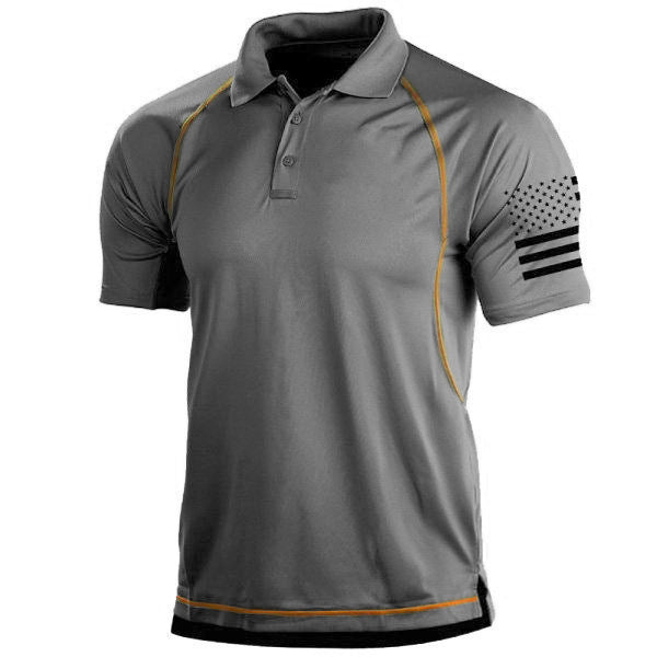 WW | Lockeres Herren Poloshirt Mit Kurzem Ärmel