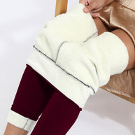 WW | Leggings - hohe Taille Stretchleggings mit beidseitigem Design