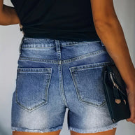 WW | Frühling/Sommer Ripp-Denim-Shorts