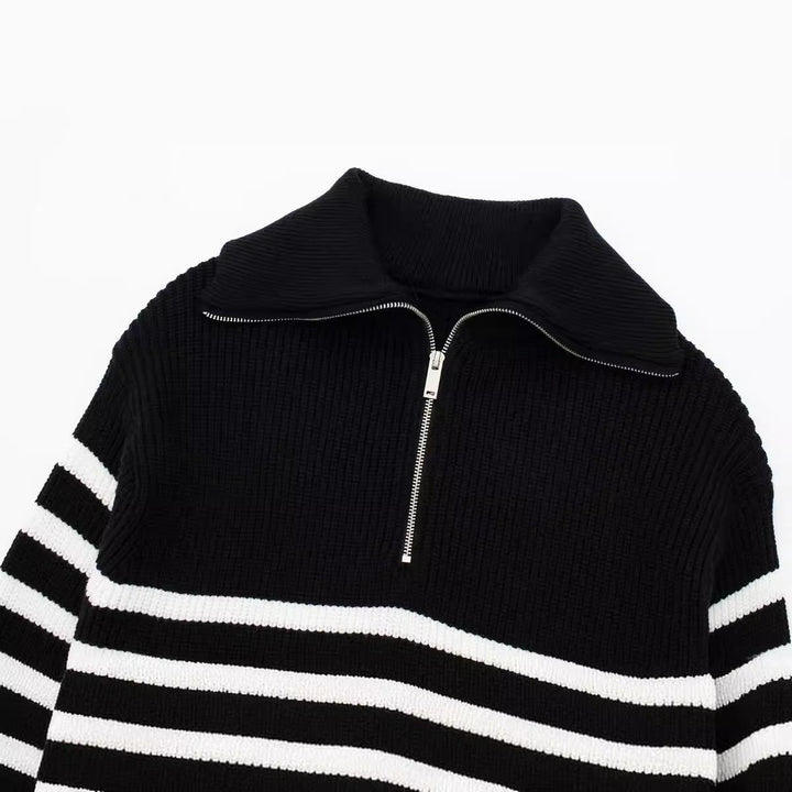 W&W Mode | All Match Wollpullover Mit Offenem Kragen