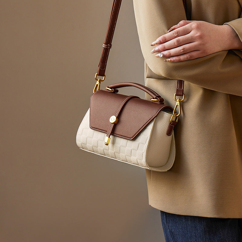 WW | Echtes Leder Schultertasche Elegante Crossbody Handtasche