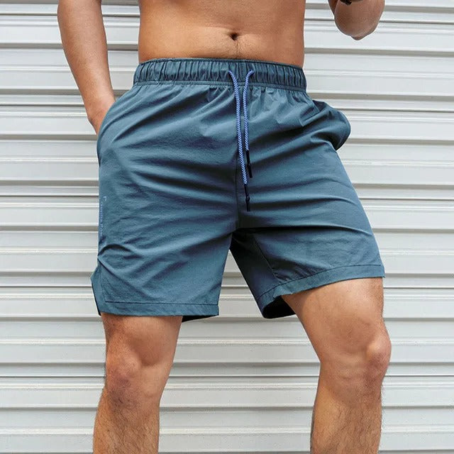W&W Mode | Atmungsaktive, Einfarbige Badeshorts für Männer mit Kordel