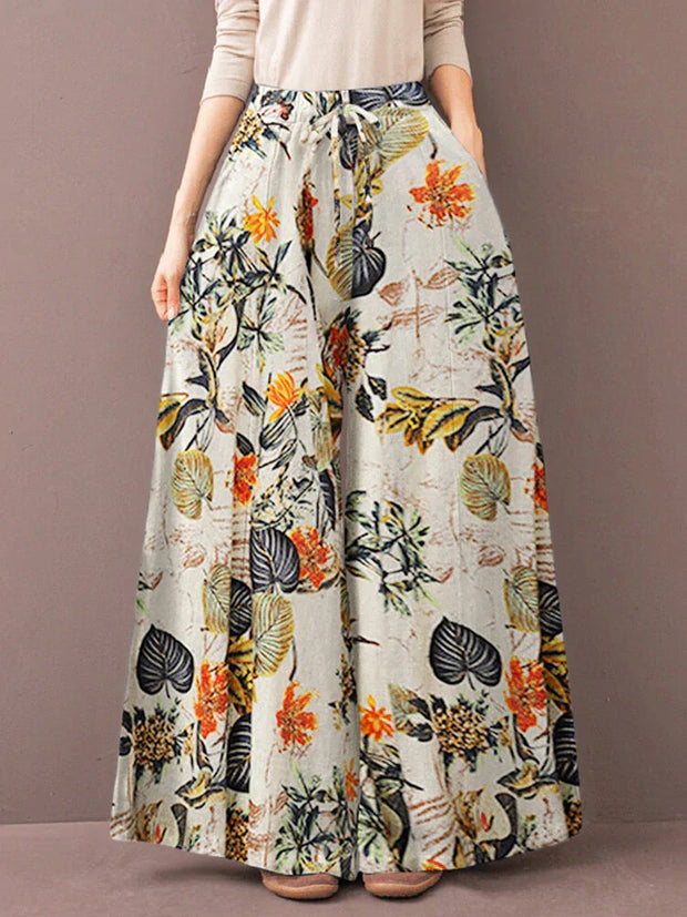 WW | Schicke Lockere Hosen mit Blumenmuster