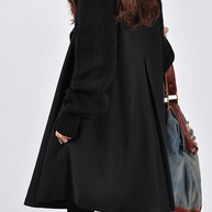 Extra große lange Jacke