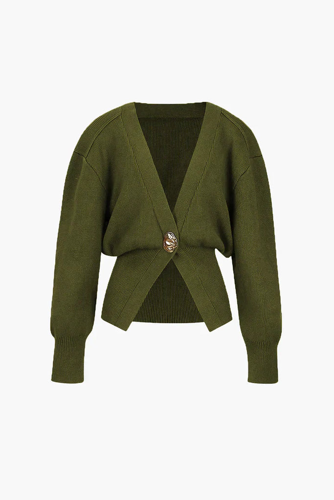 WW | Neck Gestrickter Strickjacke