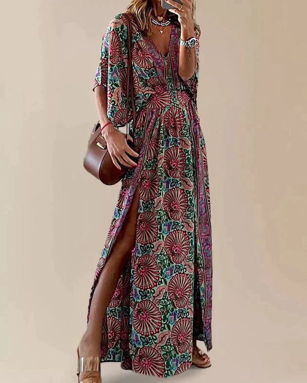 WW | Damen Bohemian-Kleid