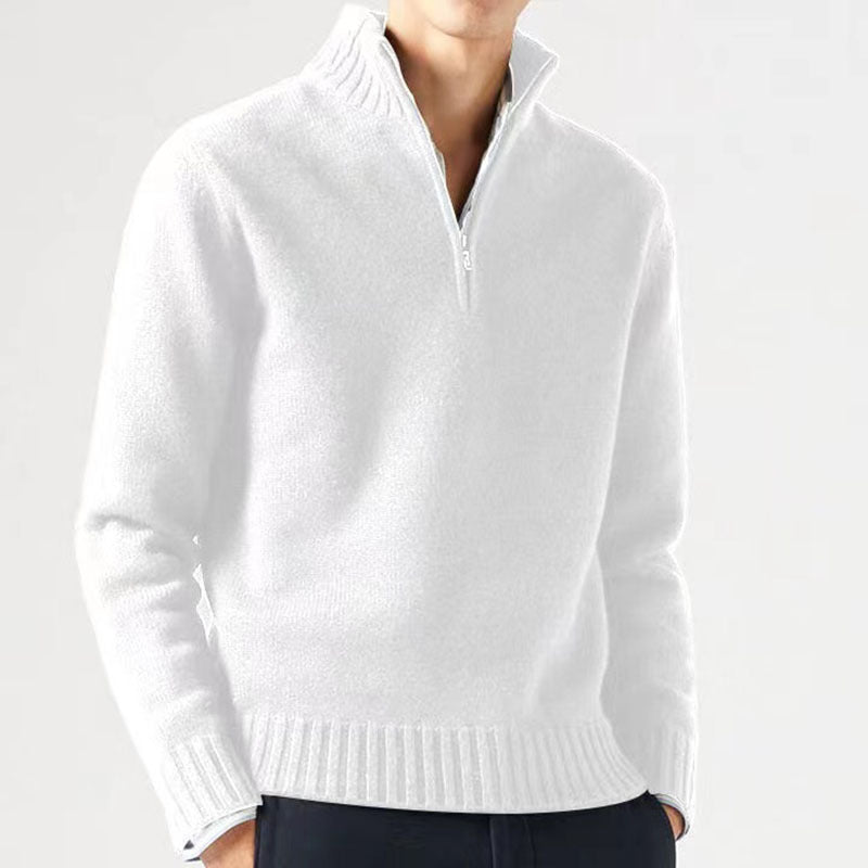 WW | Stylischer Zipper Pullover Für Herren