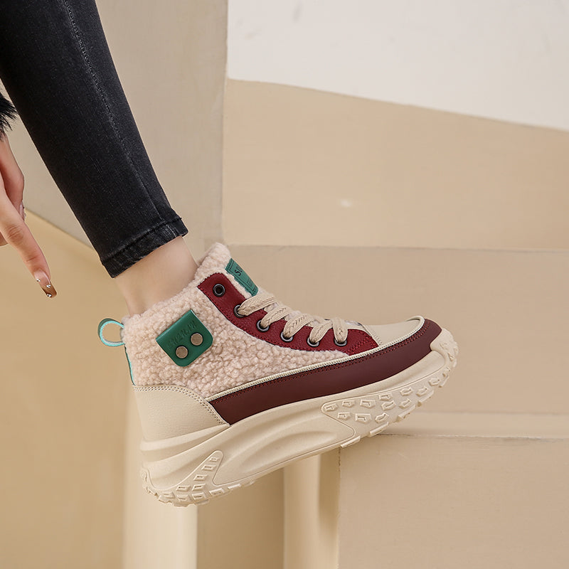 WW – Wasserdichte Plüsch-Stiefeletten