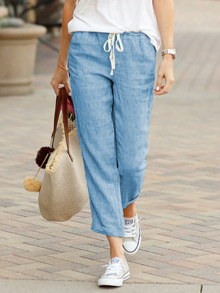 W&W Mode | Bequeme Leinenhose Licht & Stilvoll