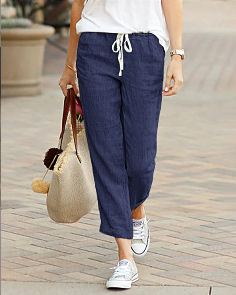 W&W Mode | Bequeme Leinenhose