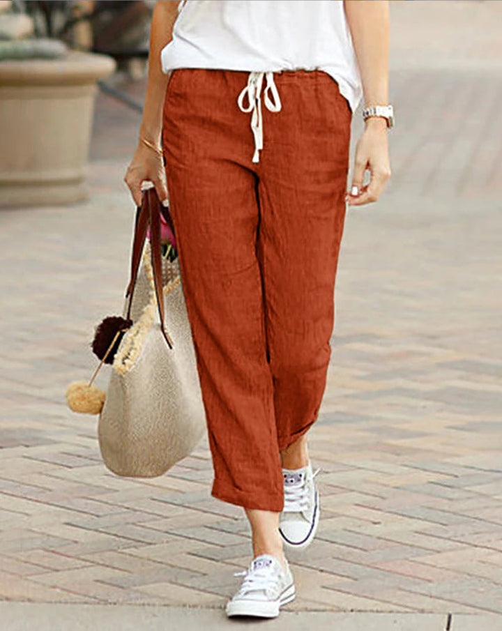 W&W Mode | Bequeme Leinenhose Licht & Stilvoll