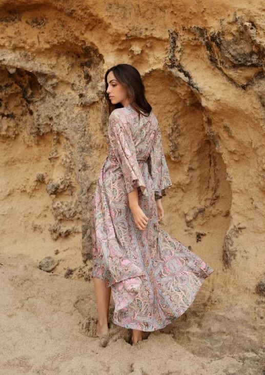 Wolff | Boho Kleid mit Luftigen Ärmeln