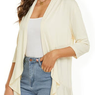 WW | Elegantes Offenes Front Damenjacke