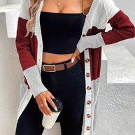 WW | Vielseitige Strickjacke mit langen Ärmeln