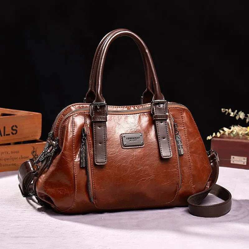WW | Elegante Lederhandtasche