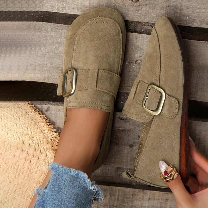 W&W Mode | Vintage Bequeme Slip-On-Schuhe