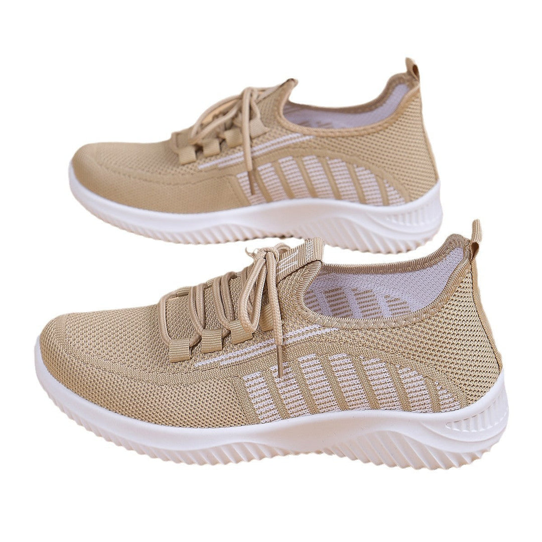 W&W Mode | Damen Rund Zehen Ballerinas Sport Sneakers