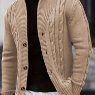 WW | Zopfstrickjacke mit Knöpfen