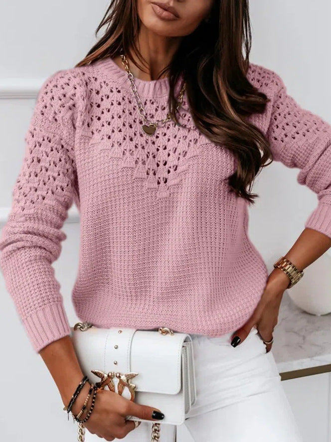 WW | Eleganter Hohlsaum Pullover