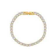 WW | Armband Bling Kette Titanstahl Würfelkette