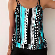 WW | Tankini-Set mit Streifen und Punkten
