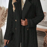 Schick und entspannt Winter Strickjacke