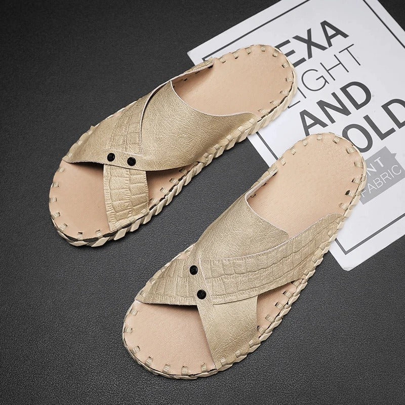 W&W Mode | Rutschfeste, Wasserdichte Herrensandalen
