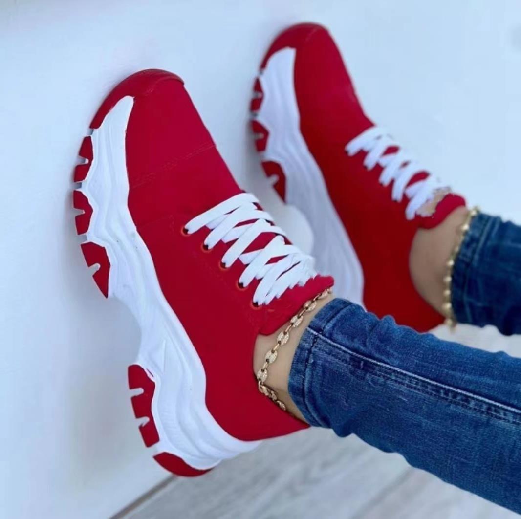 W&W Mode Sportschuhe für Damen-Spaziergänge und lässige Freizeit