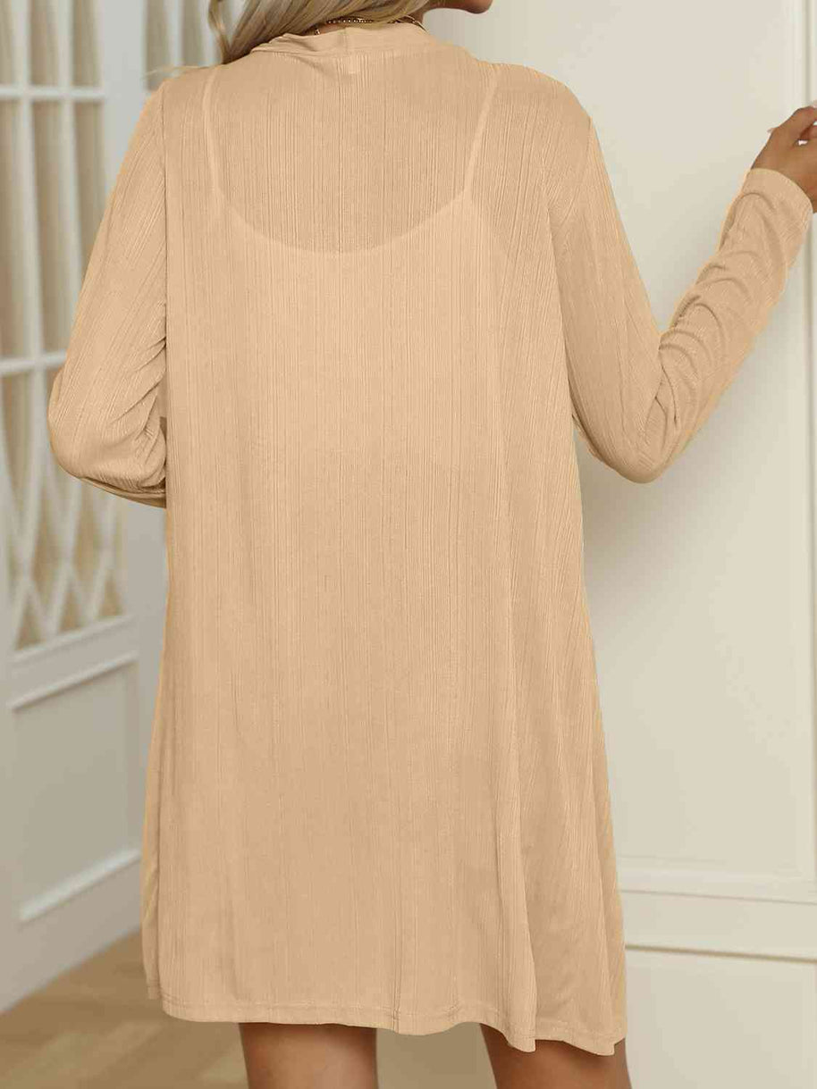 WW | V-Ausschnitt Knopf-Oben Langarm Cardigan