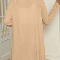 WW | V-Ausschnitt Knopf-Oben Langarm Cardigan