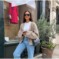 WW | Gestrickte Strickjacke